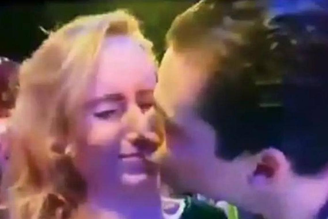Man loopt pijnlijk blauwtje tijdens live-uitzending