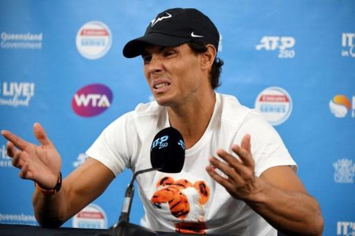 Rafael Nadal geeft forfait met dijblessure