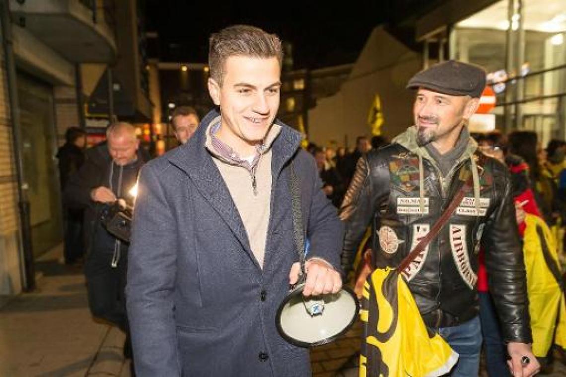 Mars in Ninove eindigt met Vlaamse leeuw
