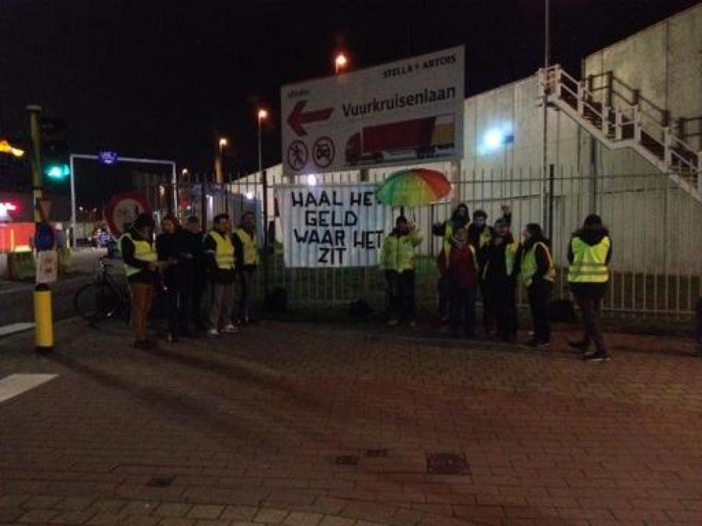 Morgen opnieuw protestacties bij AB InBev in Leuven