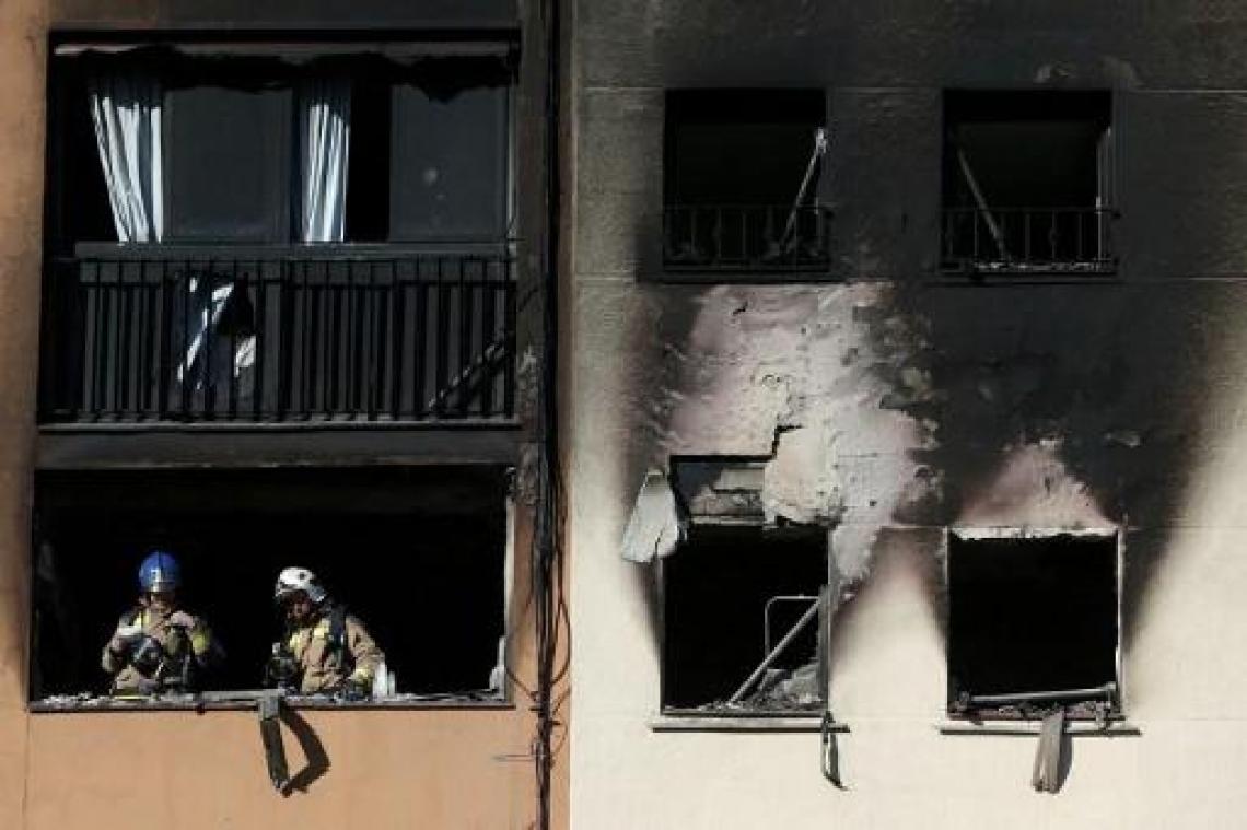 Drie doden en veel gewonden bij brand in Spanje