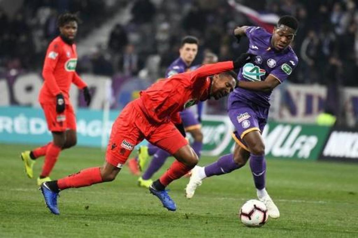 Belgen in het buitenland - Leya Iseka bekert met Toulouse voort ten koste van Nice