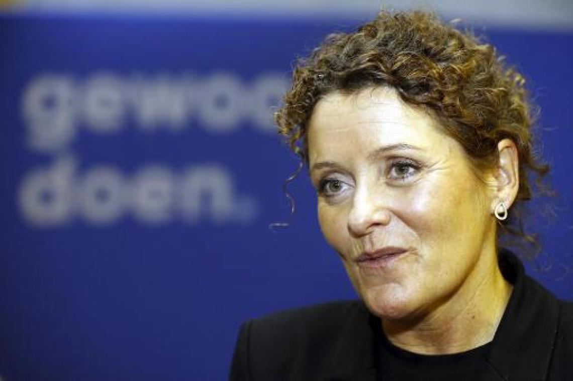 Lydia Peeters legt eed af als Vlaams minister