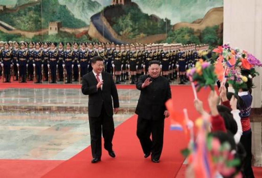 Kim en Xi tonen eenheid in aanloop naar nieuwe ontmoeting met Trump
