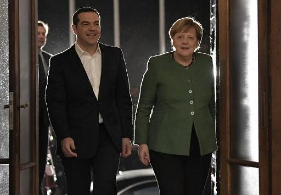 Merkel voor het eerst sinds 2014 in Griekenland