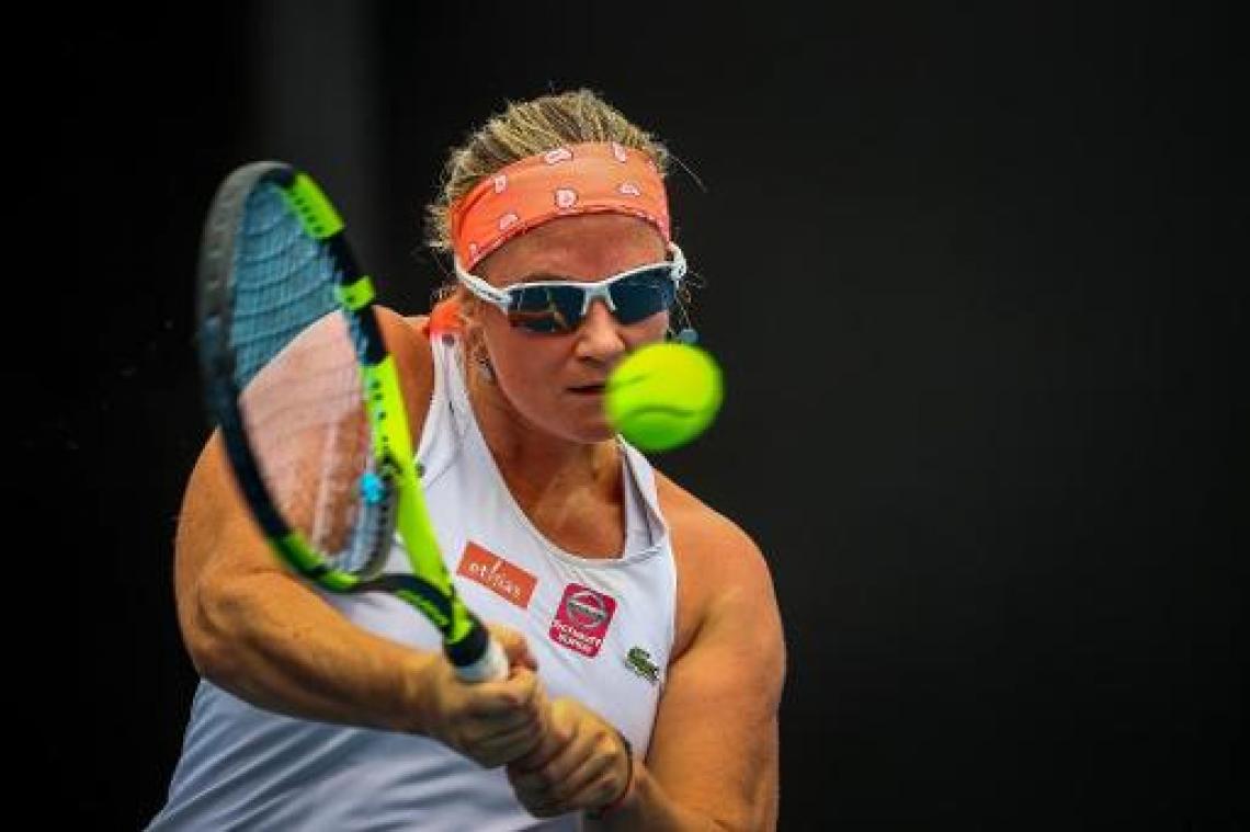 Australian Open - Ysaline Bonaventure plaatst zich voor eerste grandslamtoernooi