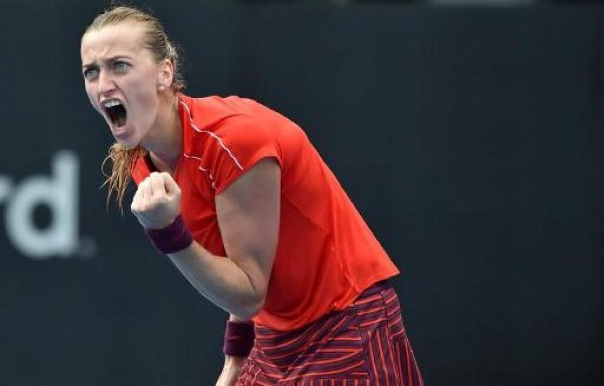 WTA Sydney - Kvitova wint voor de tweede keer het toernooi in Sydney