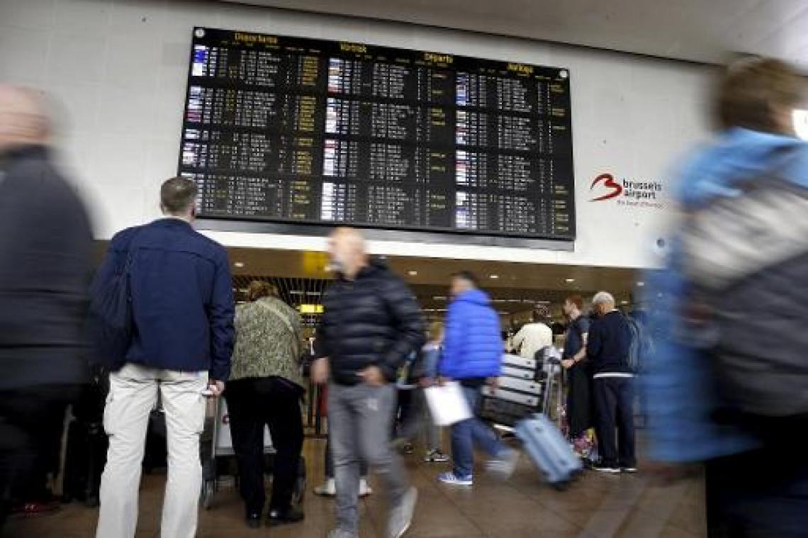 Zeker 3,5 miljoen passagiers werden in 2018 in België getroffen door verstoorde vluchten