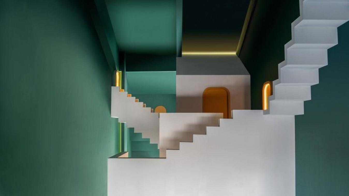 Chinees hotel speelt met optische illusies