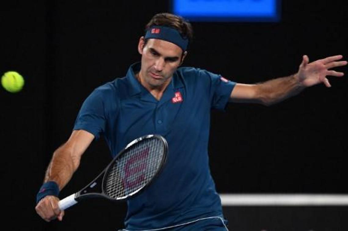 Titelverdediger Roger Federer stoot door op Australian Open zonder setverlies