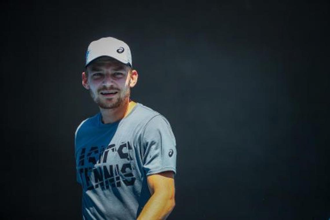 David Goffin stoot overtuigend door naar tweede ronde