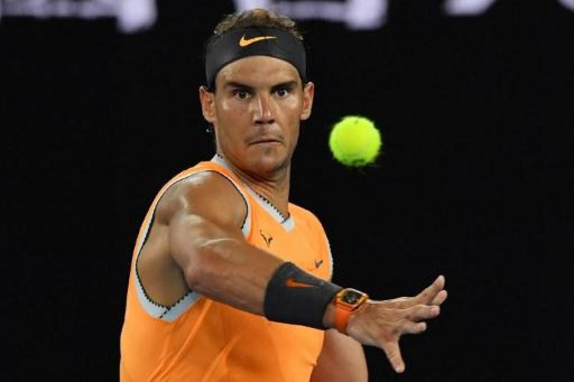 Ook Rafael Nadal een ronde verder zonder setverlies