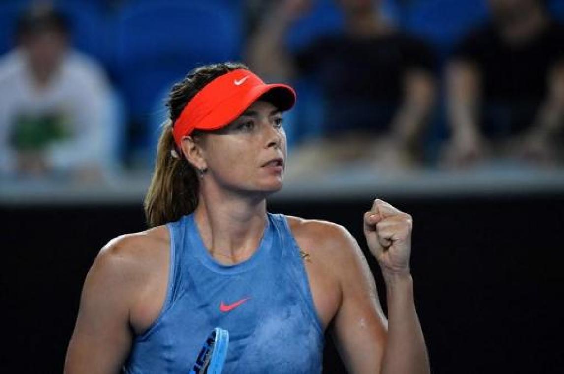 Sharapova maakt zich op voor duel tegen Wozniacki in Melbourne
