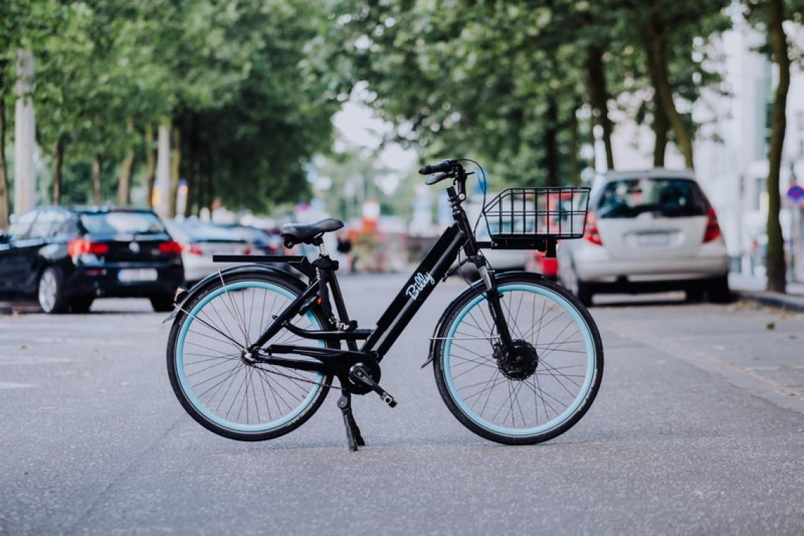 Iedereen in Brussel kan voortaan elektrische Billy Bikes gebruiken