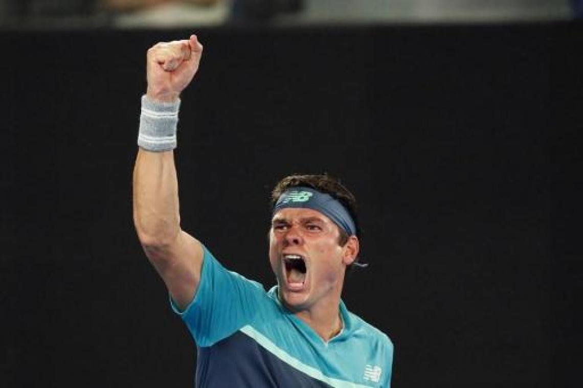 Australian Open - Raonic klopt Wawrinka uit het toernooi na spannende viersetter