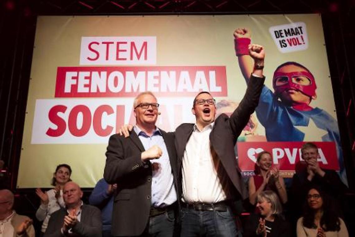 PVDA zet zich af tegen "blauwgroene motor" en met De Wever besturende sp.a