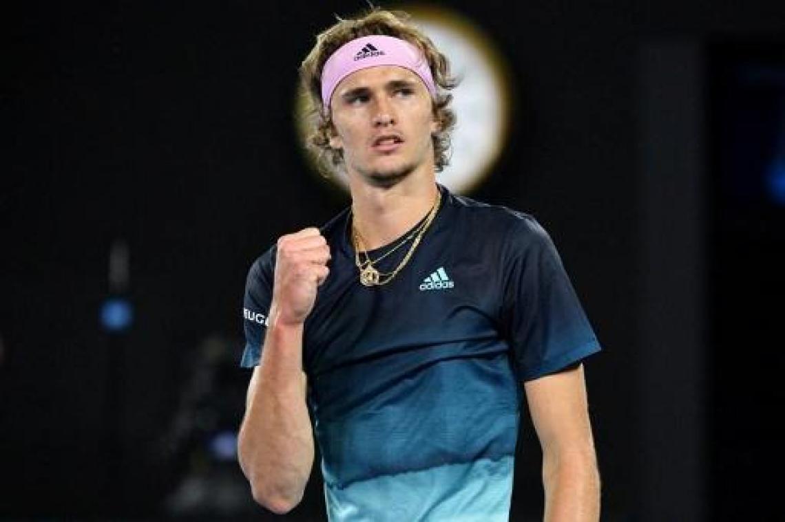 Australian Open: Alexander Zverev mag naar achtste finales in Melbourne