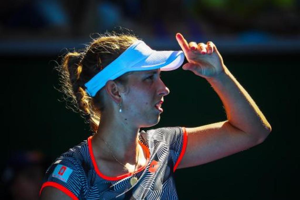 Elise Mertens verliest achtste finale in dubbelspel op Australian Open