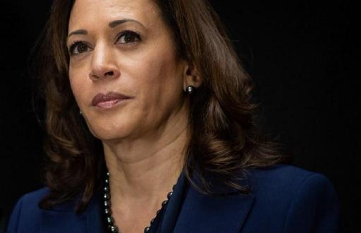 Amerikaanse Democratische senator Kamala Harris kandidate Witte Huis