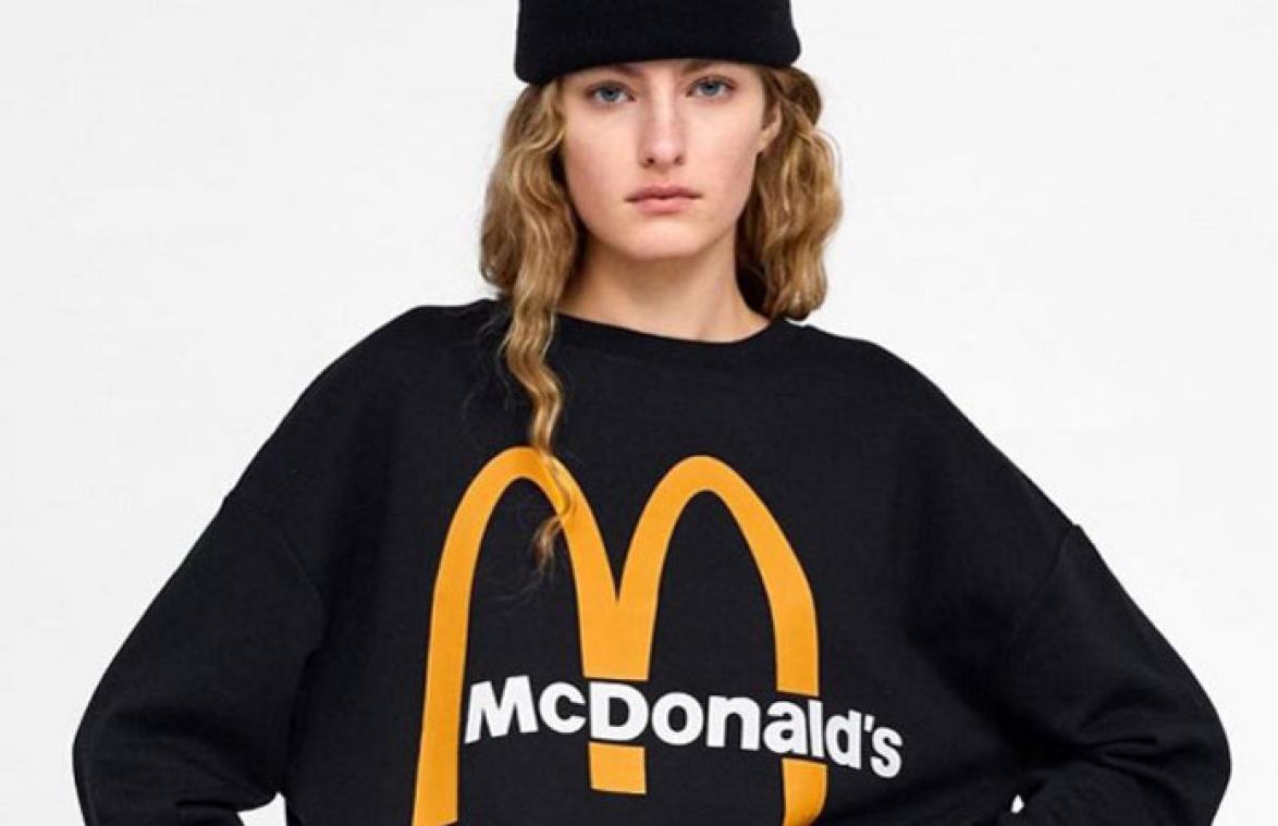 Zara brengt kleding van McDonald's uit