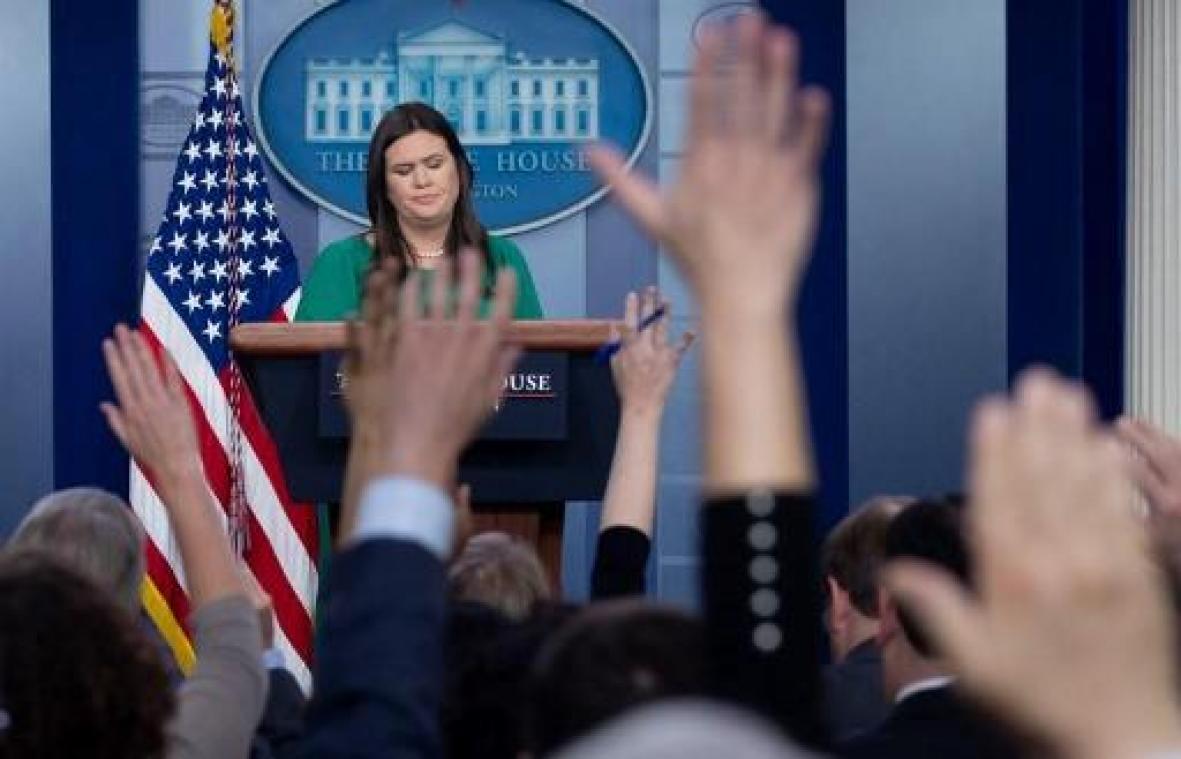 Geen briefing meer in het Witte Huis? Trump beschuldigt "Fake news"-media