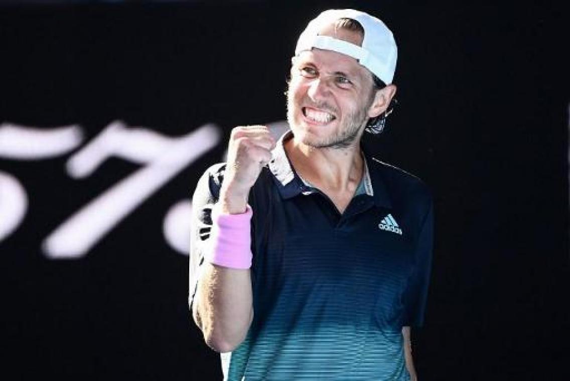 Lucas Pouille bereikt voor het eerst halve finale op grandslam
