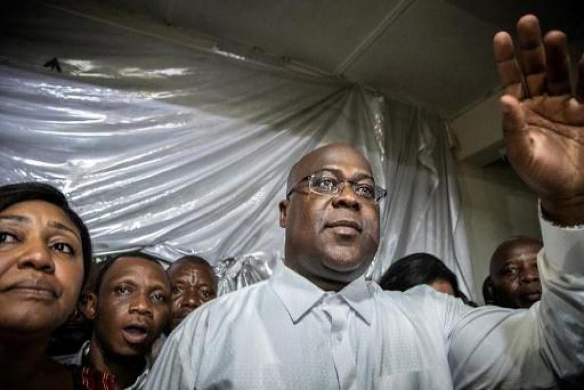 Félix Tshisekedi legt eed af