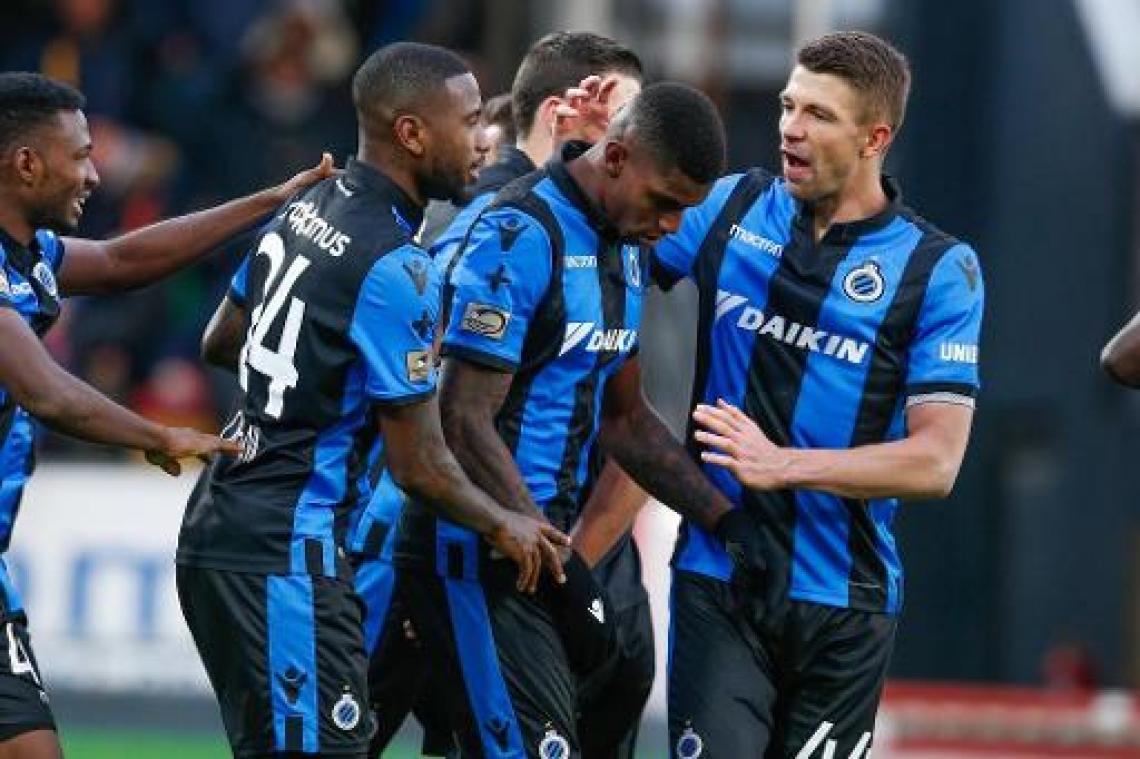 Club Brugge profiteert met 1-2 zege in Oostende optimaal van puntenverlies Genk