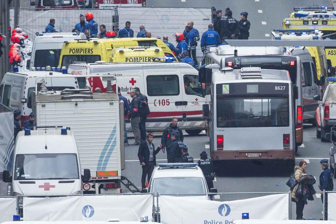 Voorlopige balans aanslagen Brussel:  30-tal doden en 230-tal gewonden