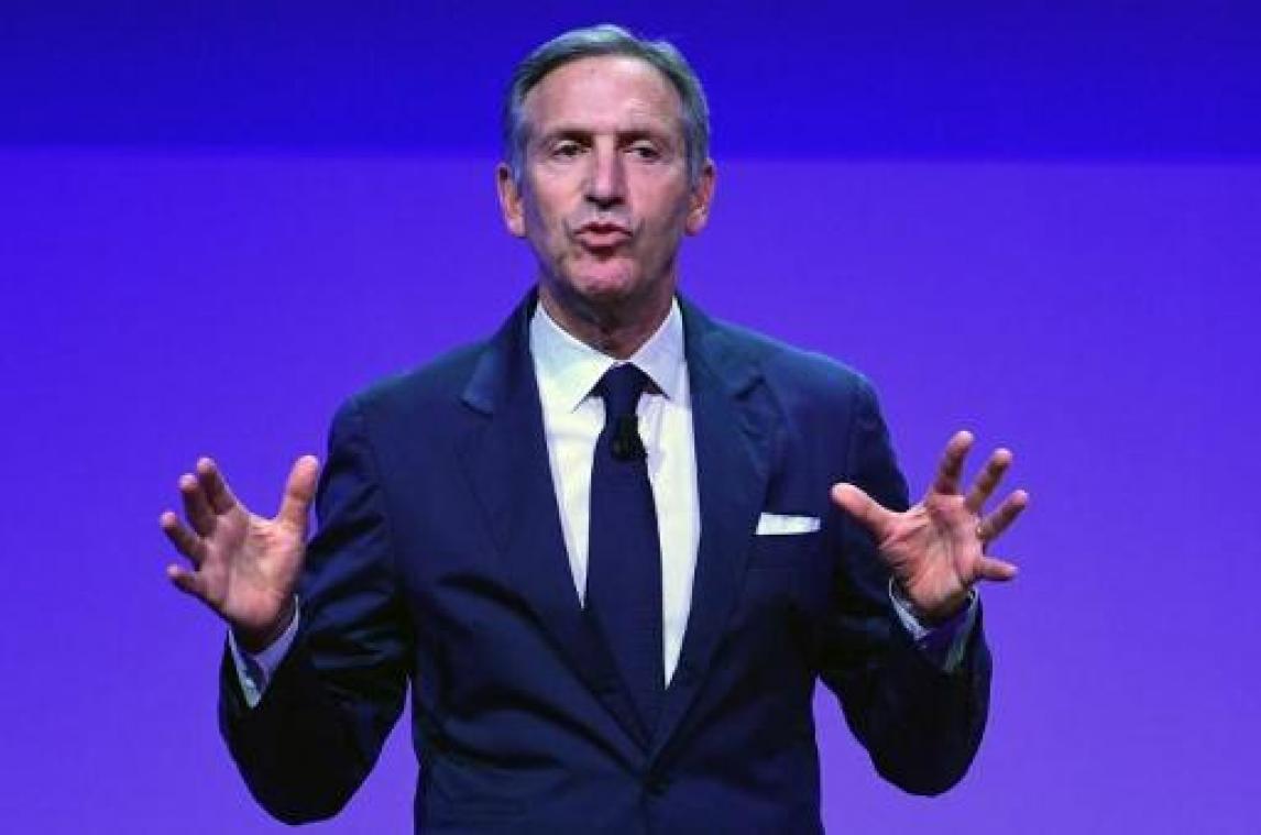 Ex-topman Starbucks bekijkt presidentschap