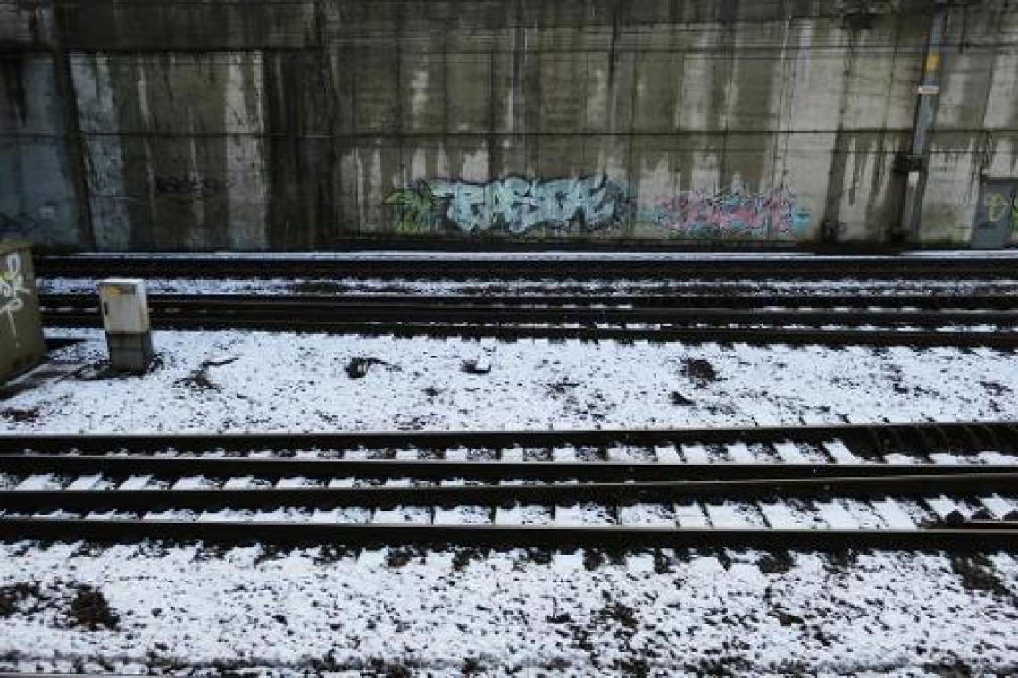 Sneeuw geeft voorlopig geen problemen op het spoor