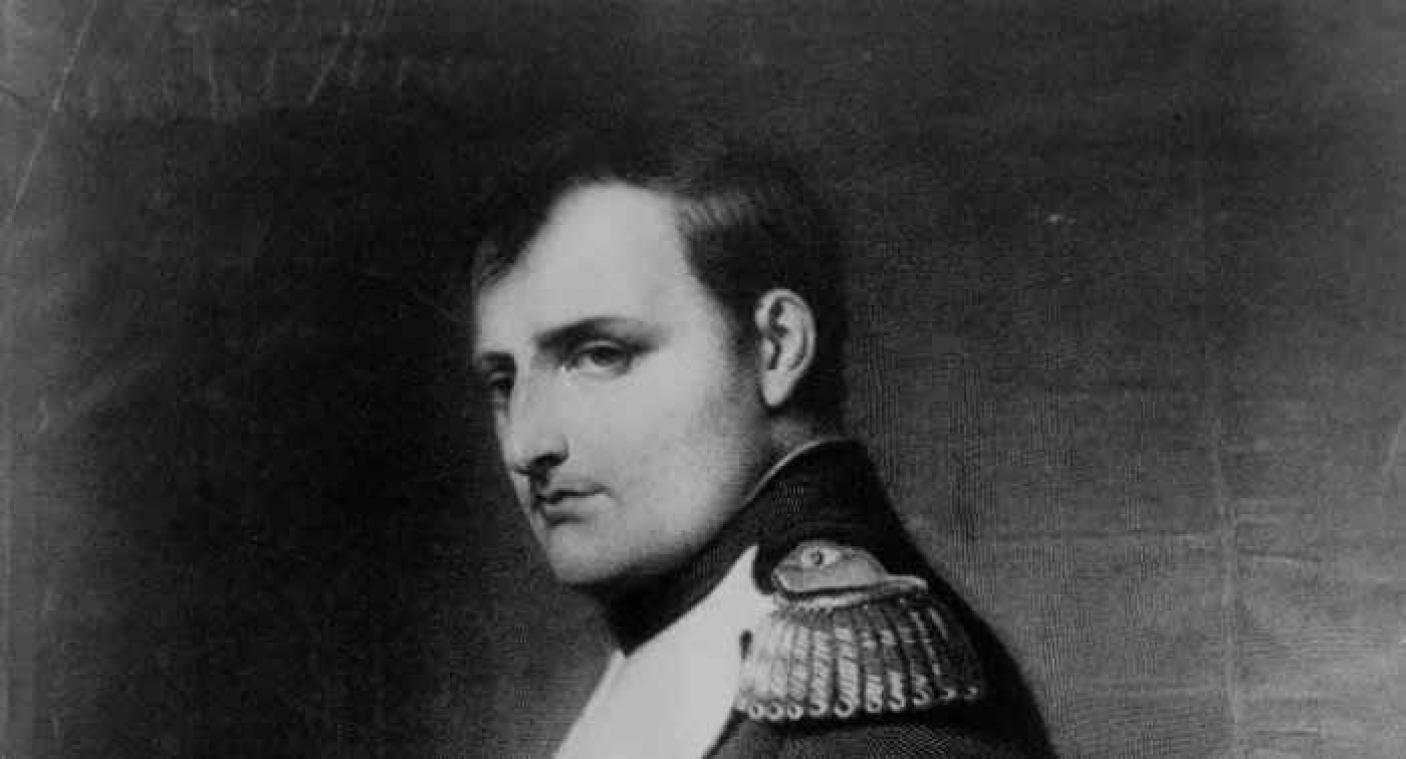 Napoleon was een groot veldheer maar met een klein zwaardje