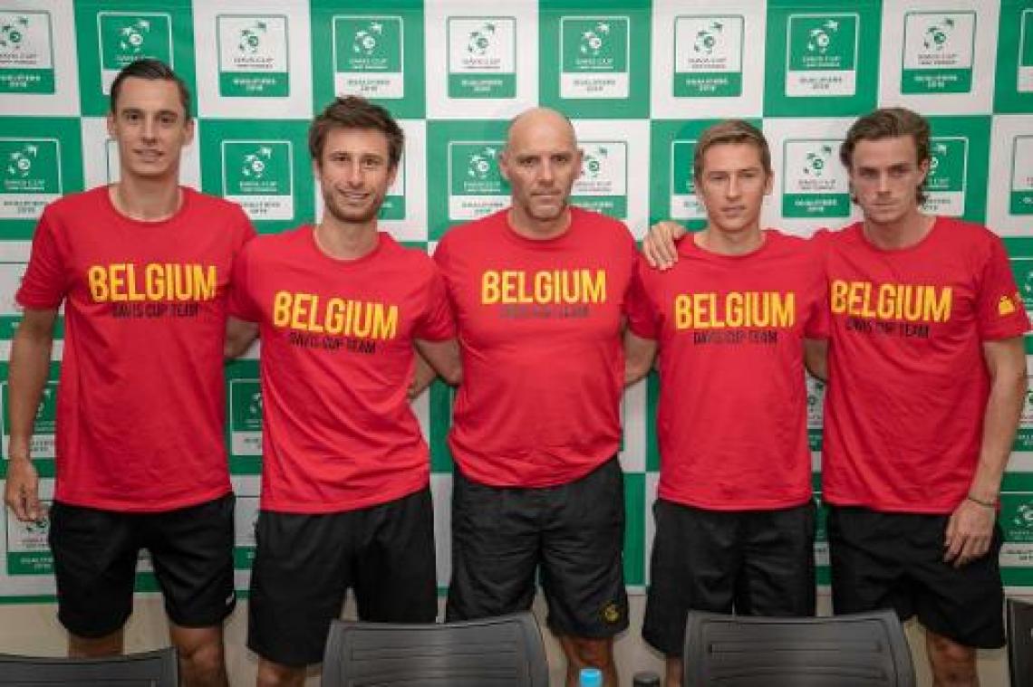Belgen kennen loting Davis Cup voor duel tegen Brazilië
