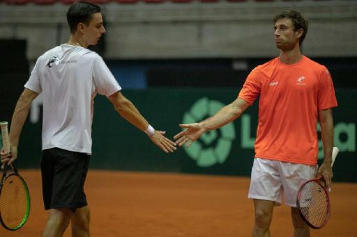 Davis Cup - Vliegen en Gille verrassen in dubbelspel tegen Brazilië