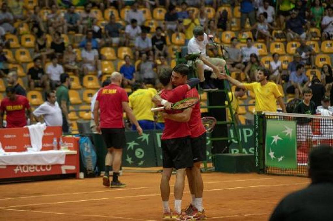 Davis Cup - Sander Gille en Joran Vliegen boekten "mooiste zege"