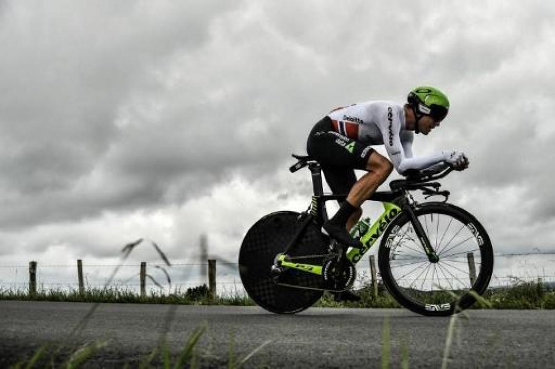 Edvald Boasson Hagen snelste in openingstijdrit, Dylan Teuns vierde