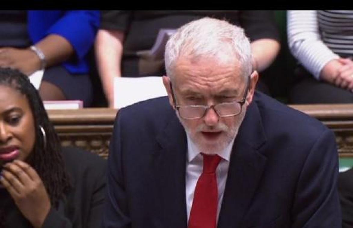 Brexit - Corbyn zegt brexitdeal van May te zullen steunen als ze akkoord gaat met douane-unie