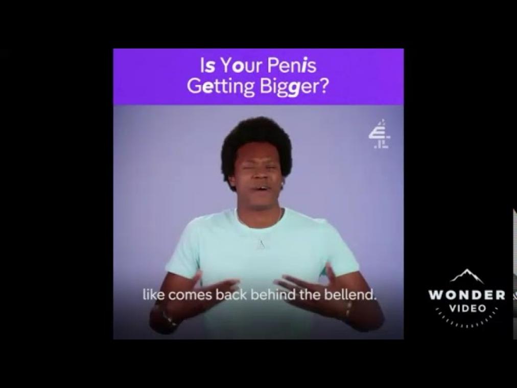 VIDEO. Maak kennis met de man die zijn penis nog nooit heeft gewassen