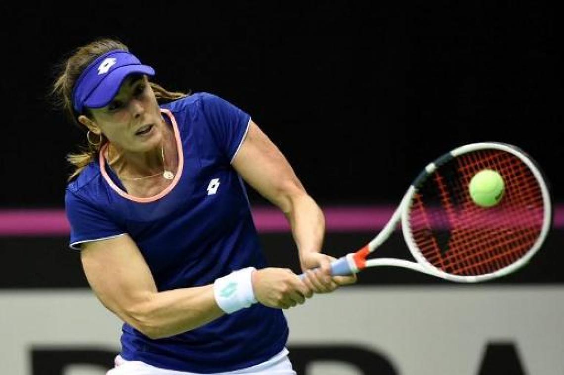 Fed Cup - Winst tegen Mertens geeft Française Cornet een boost