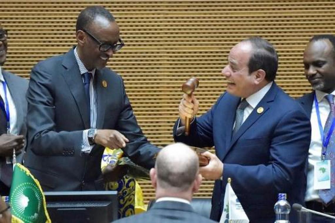 Egyptische president al-Sissi volgt Kagame op aan hoofd van Afrikaanse Unie