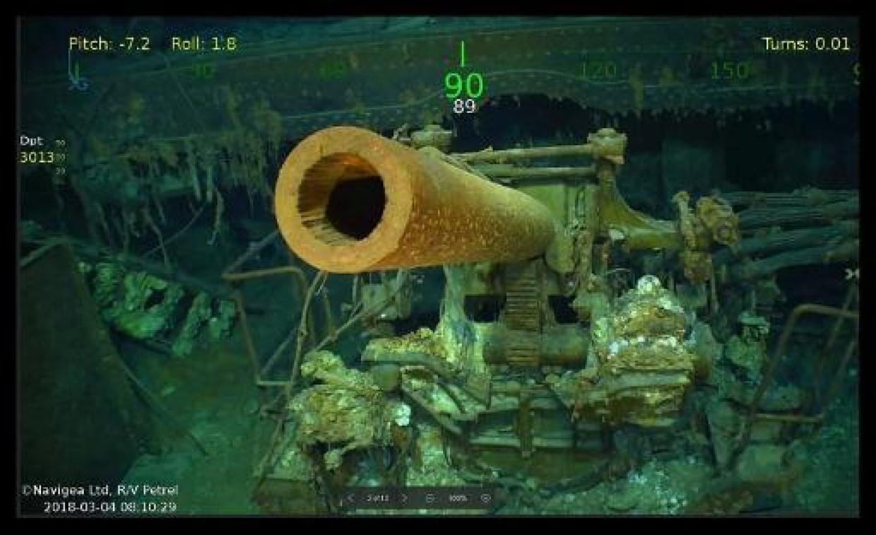 Wrak van legendarisch vliegdekschip USS Hornet uit WOII in de Stille Oceaan gevonden