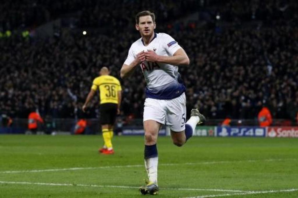 Champions League - Jan Vertonghen leidt Tottenham naar ruime zege tegen Dortmund, Real wint nipt bij Ajax