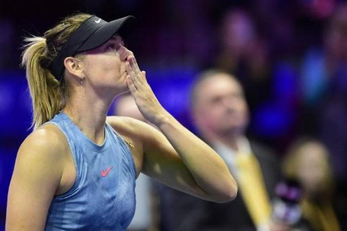 WTA Indian Wells - Maria Sharapova moet wegens schouderblessure verstek geven