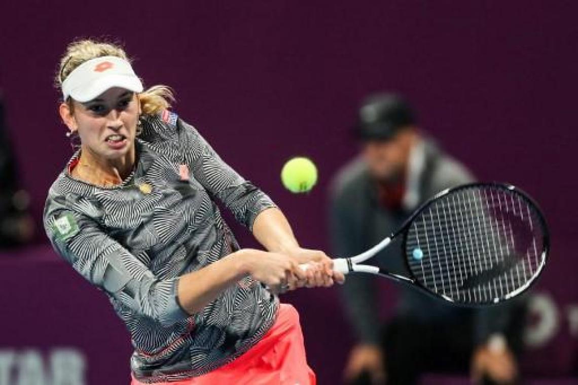 WTA Doha - "Ik kon bevrijd spelen"