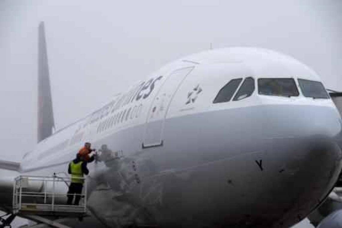 Vier werknemers Brussels Airlines gewond