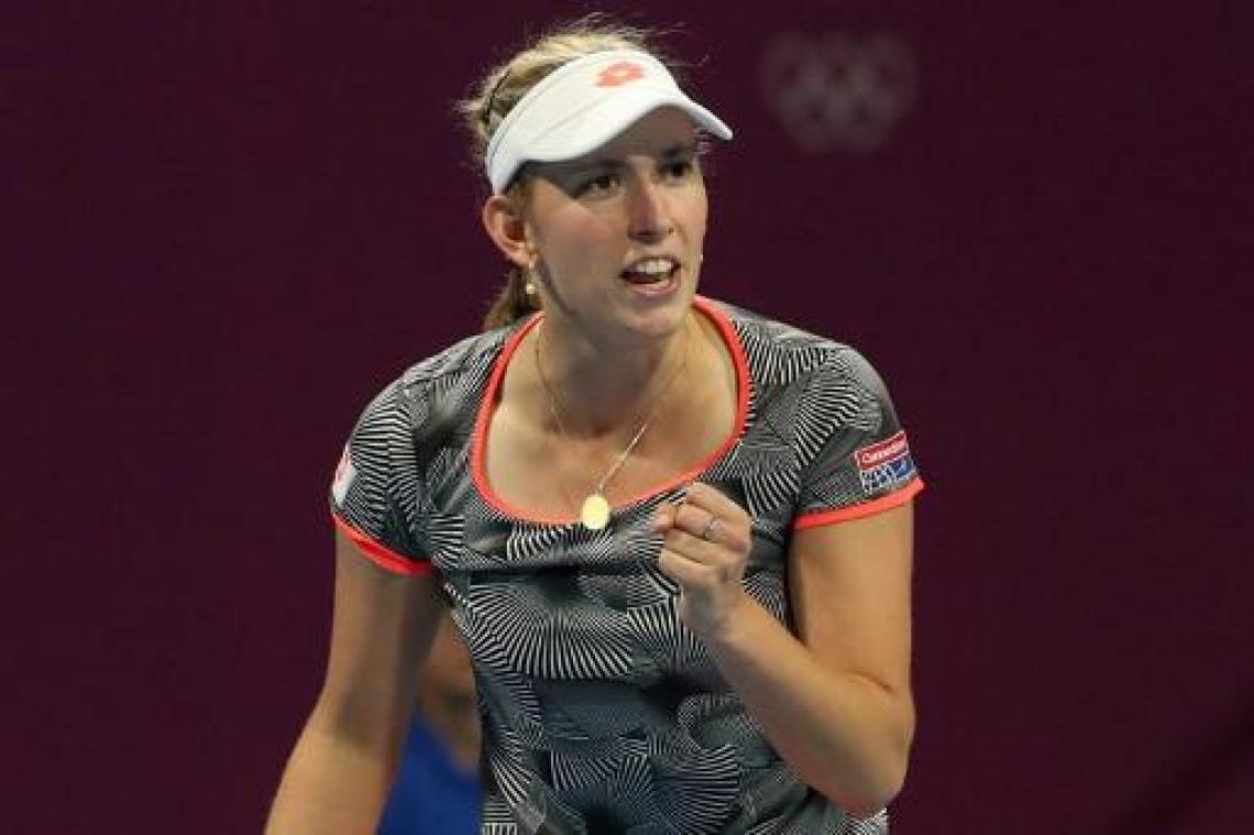 Elise Mertens stoot door naar finale in Doha