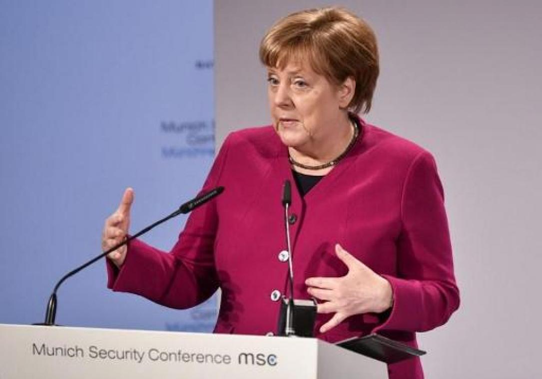 Merkel waarschuwt voor uiteenvallen internationale organisaties