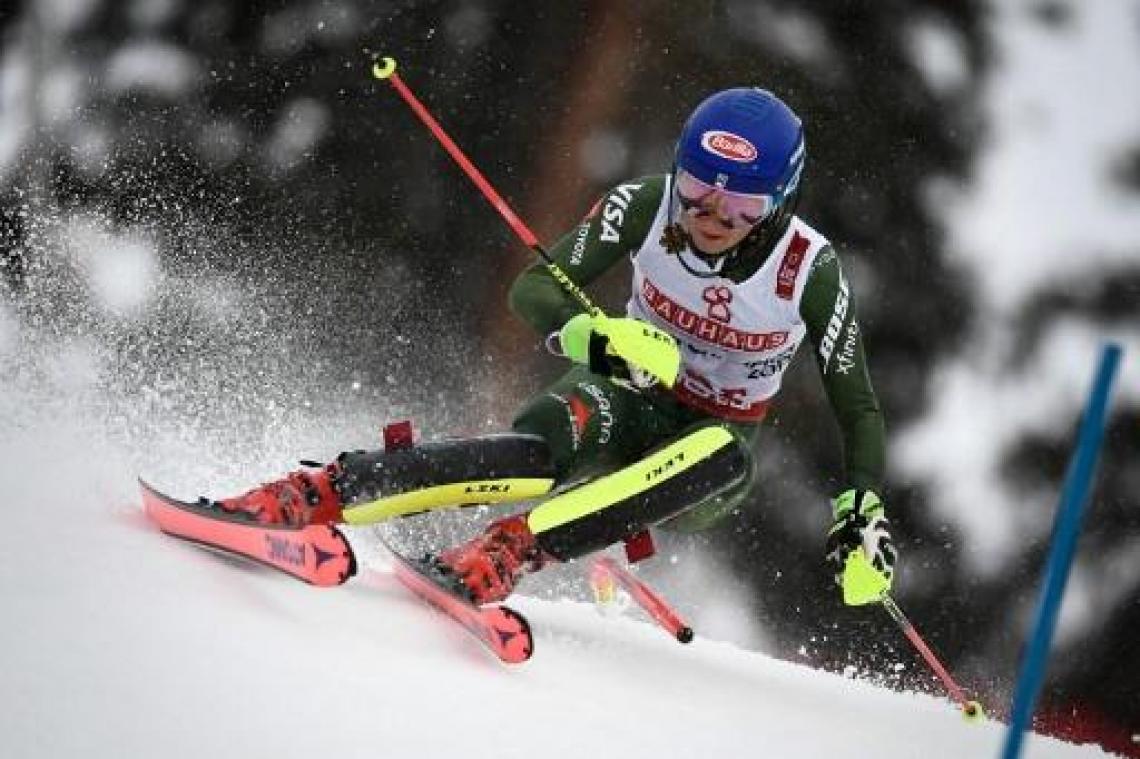 Shiffrin schrijft met vierde slalomtitel op rij geschiedenis op WK alpijnse ski