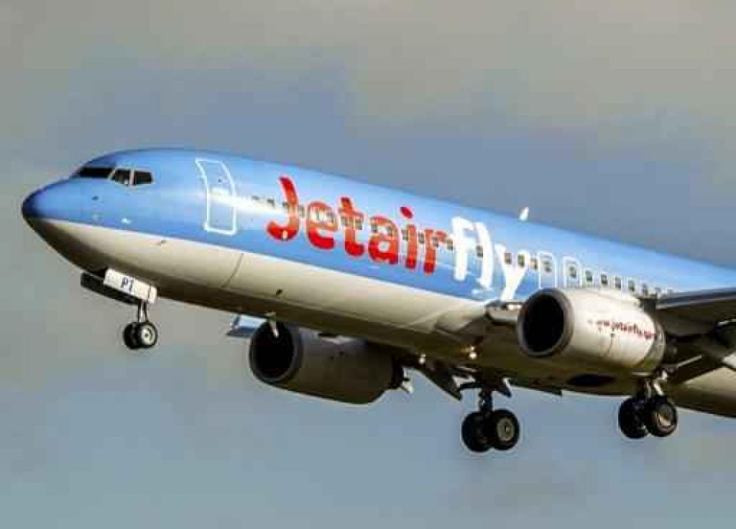 Jetairfly leidt vluchten voorlopig af naar regionale luchthavens