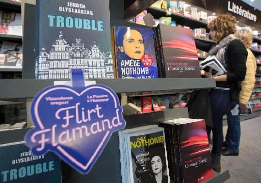 "Geslaagde eerste Flirt flamand op Foire du livre"
